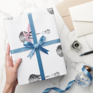 Nature's Song: Forest Landscape Gitarre Art Geschenkpapier