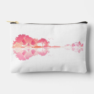 Nature's Song: Forest Landscape Gitarre Art Zubehörtasche