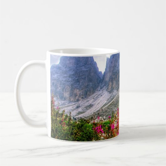 Nature's Symphony: Berglandschaft Kaffeetasse (Links)