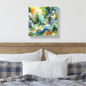 Nature's Symphony Leinwanddruck (Insitu (Schlafzimmer))