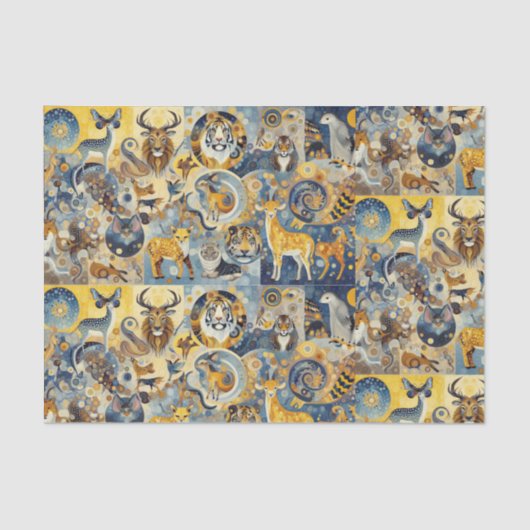 "Nature's Symphony" Seidenpapier (Vorderseite)