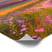 Nature's Tapestry bei Sunset Poster (Ecke)