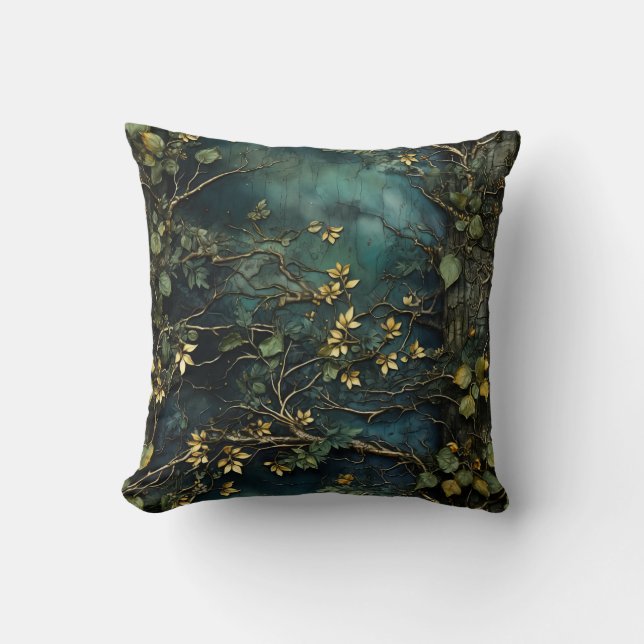 Nature's Tapestry Throw Kissen (Vorderseite)