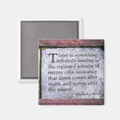 Natures wiederholt refrain Magnet (Vorderseite/Rückseite)