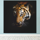 Nature's Wild Animals - Tiger Canvas Leinwanddruck (Insitu (Holzboden))