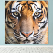 Nature's Wild Animals - Tiger Canvas Leinwanddruck (Insitu (Holzboden))