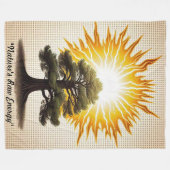 "Nature's Wrath" Fleecedecke (Vorderseite (Horizontal))