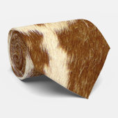 Naturetexturiertes Foto Giraffe Tierdruckmuster Krawatte (Gerollt)