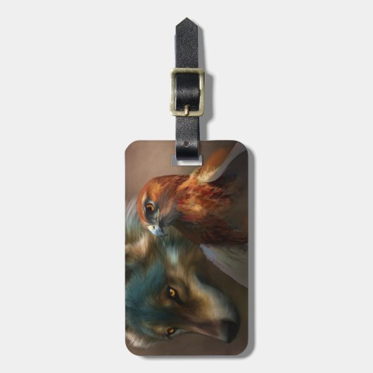 Naturetikum Gepäckanhänger (Vorderseite vertikal)