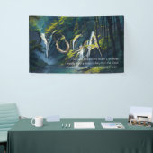 Naturewald YOGA Versteckte Text Reiki Master Quote Banner (Messeveranstaltung)
