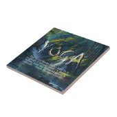 Naturewald YOGA Versteckte Text Reiki Master Quote Fliese (Seite)
