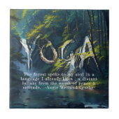 Naturewald YOGA Versteckte Text Reiki Master Quote Fliese (Vorderseite)