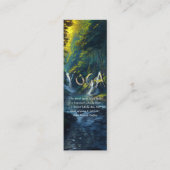 Naturewald YOGA Versteckte Text Reiki Master Quote Mini Visitenkarte (Vorderseite)