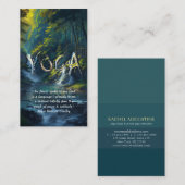 Naturewald YOGA Versteckte Text Reiki Master Quote Visitenkarte (Vorne/Hinten)