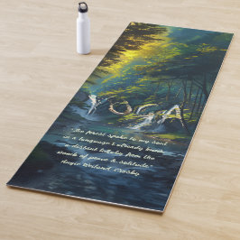 Naturewald YOGA Versteckte Text Reiki Master Quote Yogamatte
