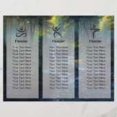 Naturewald YOGA Versteckter Text Meditation Lehrer (Rückseite)