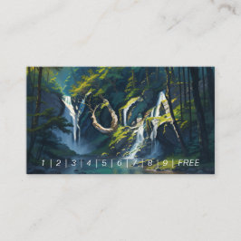 Naturewald YOGA Versteckter Text Meditation Lehrer Treuekarte