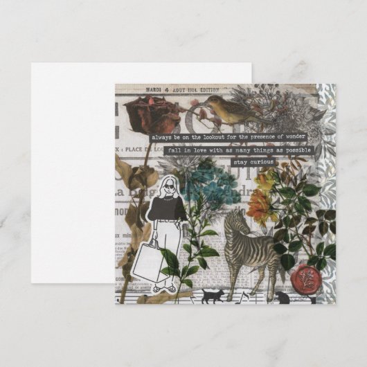 Naturewunder-Flachgrüßkarte (Vorne/Hinten)