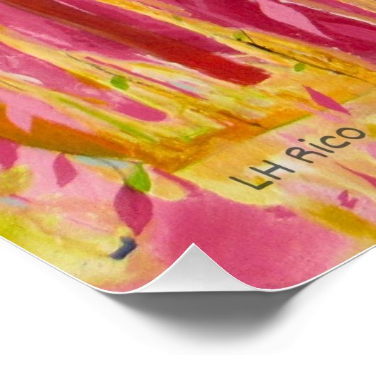 Natureza em Fluxo Poster (Ecke)