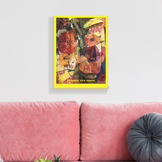 NATUREZA VIVA - Impressão em Tela Leinwanddruck (Insitu (Wohnzimmer))