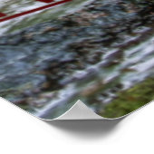 Naturfarbe Zazzwasser Poster (Ecke)