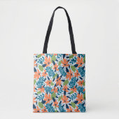 Naturfarbene Blume Niedlich Tasche (Vorderseite)