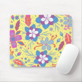 Naturfarbene Blume Vintag Mousepad (Mit Mouse)