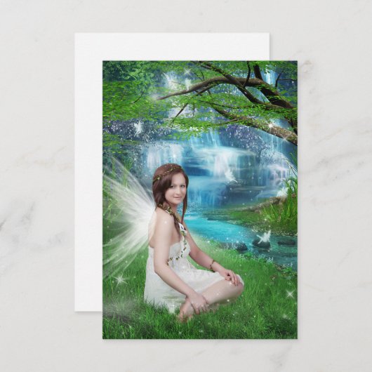 Naturfee Dankeskarte (Vorne/Hinten)