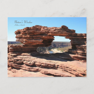 Naturfenster, Kalbarri - Postkarte