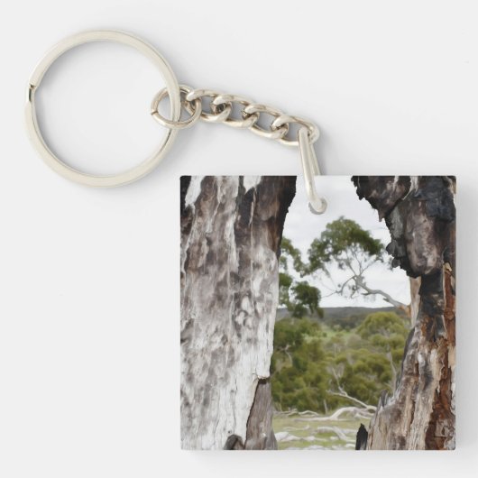 Naturfenster Schlüsselanhänger (Vorderseite)