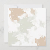 Naturflorale Kamerakarte (Rückseite)