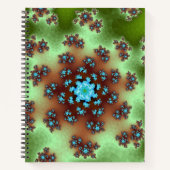 Naturflorale Sprinklen Notizblock (Vorderseite)