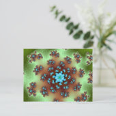 Naturflorale Sprinklen Postkarte (Stehend Vorderseite)