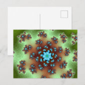 Naturflorale Sprinklen Postkarte (Vorne/Hinten)