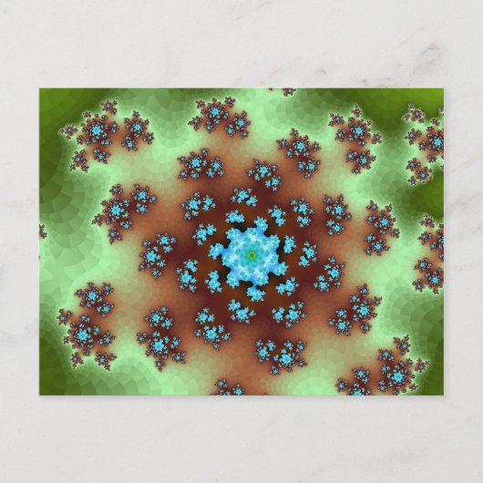 Naturflorale Sprinklen Postkarte (Vorderseite)