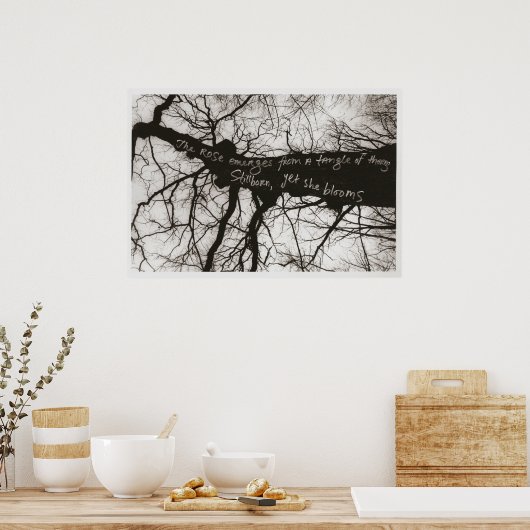 Naturflüster Poster (Küche)