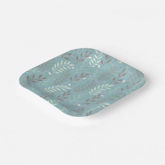 Naturfolien Pappteller (Gewinkelt)