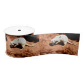 Naturforager: Weißes Meerkat-Graben für Busche Satinband (Spule)