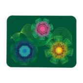 Naturformen und Linienmuster Magnet (Horizontal)