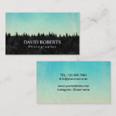 Naturfotograf Beruflich Visitenkarte (Vorne/Hinten)