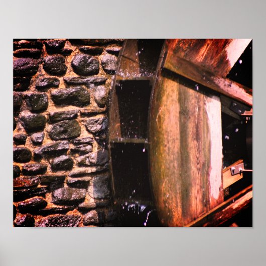 Naturfotografie aus Holz Poster (Vorne)