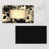 Naturfotografie Blume Art Visitenkarte (Vorne/Hinten)