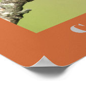 Naturfotografie Cedar Waxwing Vogelbeobachter Poster (Ecke)