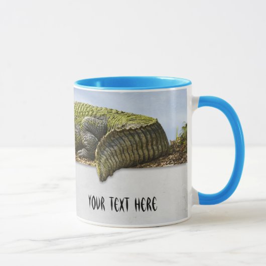 Naturfotografie Großer Gator Panoramaausschnitt Tasse (Rechts)