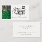 Naturfotografie | Kamerabilustration Visitenkarte (Vorne/Hinten)