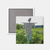 Naturfotografie Magnet Garden Scarecrow (Vorderseite/Rückseite)