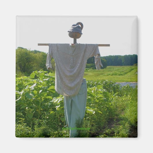 Naturfotografie Magnet Garden Scarecrow (Vorne)