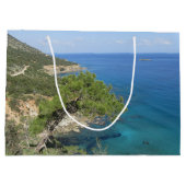 Naturfotografie Mediterranes Berg & Meer Krieg Große Geschenktüte (Rückseite)