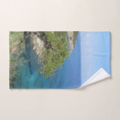 Naturfotografie Mediterranes Gebirge & Meer Badhandtuch Set (Handtuch)
