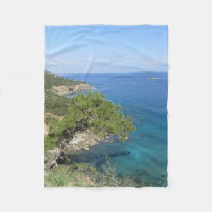 Naturfotografie Mediterranes Gebirge & Meer Fleecedecke